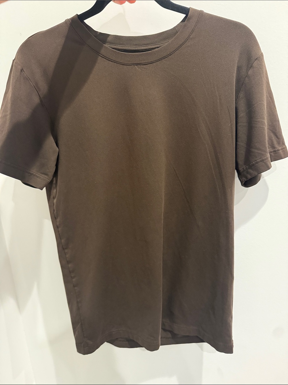 ALO Yoga Men's Crew Neck T-Shirt in Brown